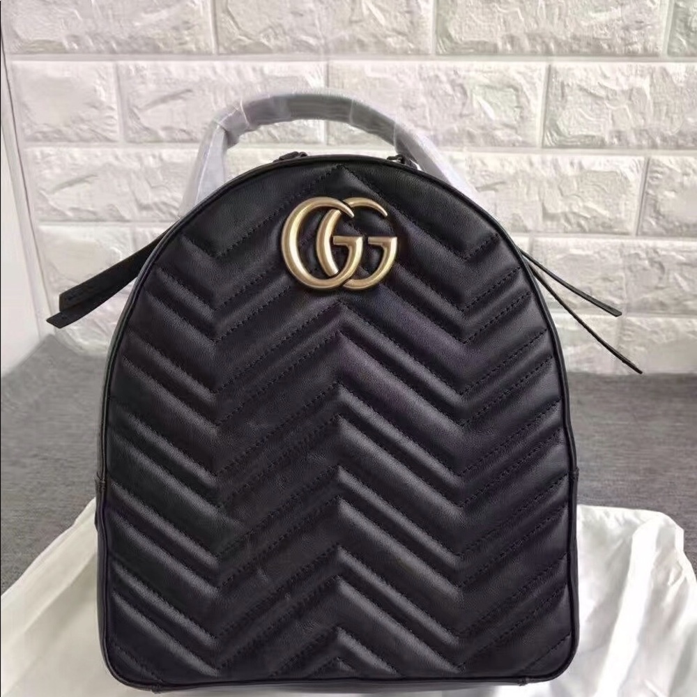 Gucci Leather Backpack 100% Authentic